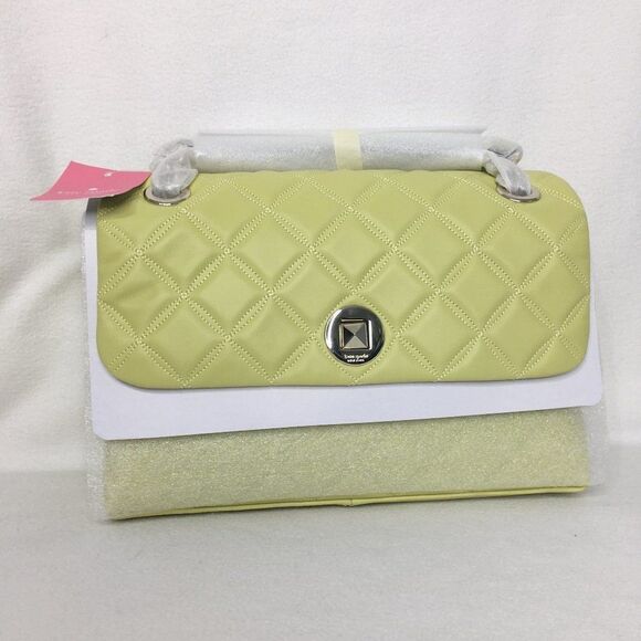 Kate Spade Natalia Quilted Shoulder Bag Frosty Lime NWT - Picture 7 of 11